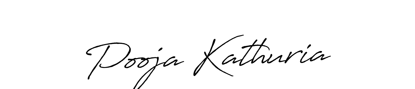 Design your own signature with our free online signature maker. With this signature software, you can create a handwritten (Antro_Vectra_Bolder) signature for name Pooja Kathuria. Pooja Kathuria signature style 7 images and pictures png