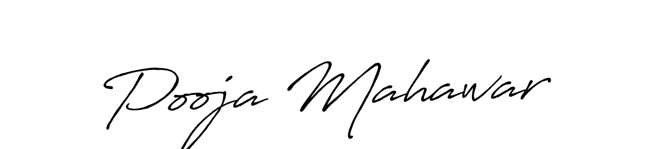 How to make Pooja Mahawar signature? Antro_Vectra_Bolder is a professional autograph style. Create handwritten signature for Pooja Mahawar name. Pooja Mahawar signature style 7 images and pictures png