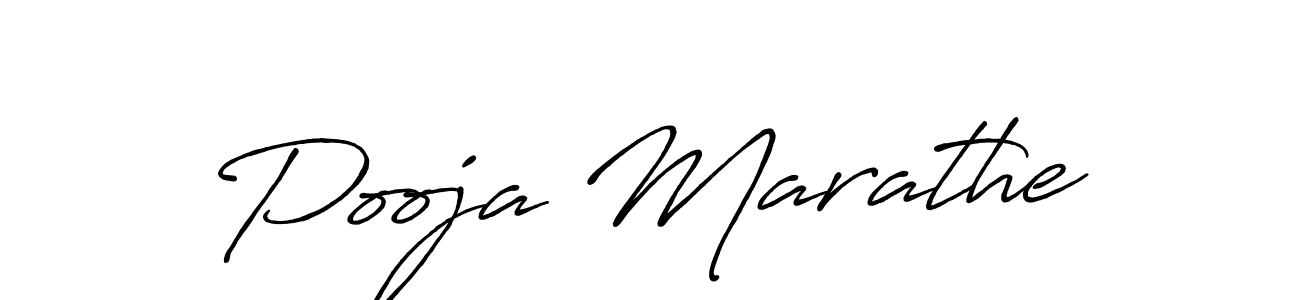Design your own signature with our free online signature maker. With this signature software, you can create a handwritten (Antro_Vectra_Bolder) signature for name Pooja Marathe. Pooja Marathe signature style 7 images and pictures png