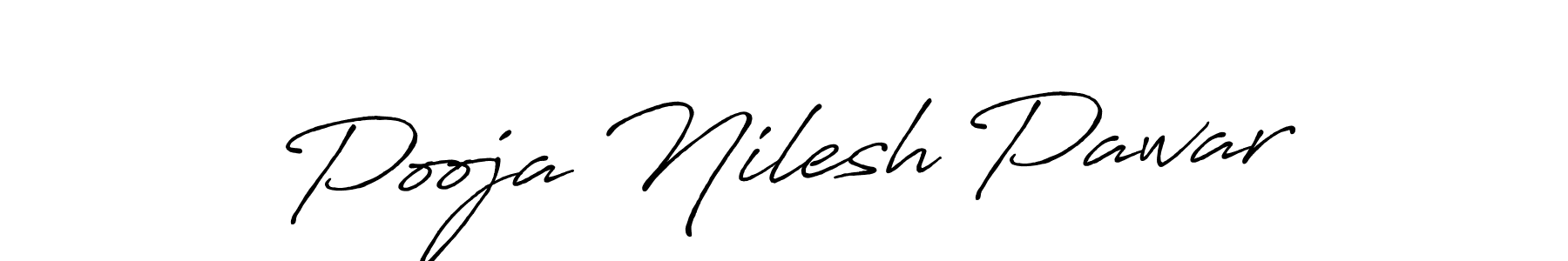 It looks lik you need a new signature style for name Pooja Nilesh Pawar. Design unique handwritten (Antro_Vectra_Bolder) signature with our free signature maker in just a few clicks. Pooja Nilesh Pawar signature style 7 images and pictures png
