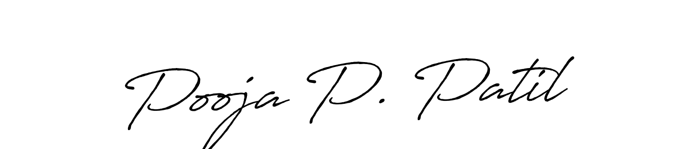 Also we have Pooja P. Patil name is the best signature style. Create professional handwritten signature collection using Antro_Vectra_Bolder autograph style. Pooja P. Patil signature style 7 images and pictures png