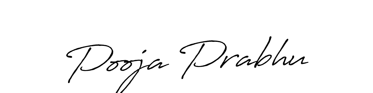 It looks lik you need a new signature style for name Pooja Prabhu. Design unique handwritten (Antro_Vectra_Bolder) signature with our free signature maker in just a few clicks. Pooja Prabhu signature style 7 images and pictures png