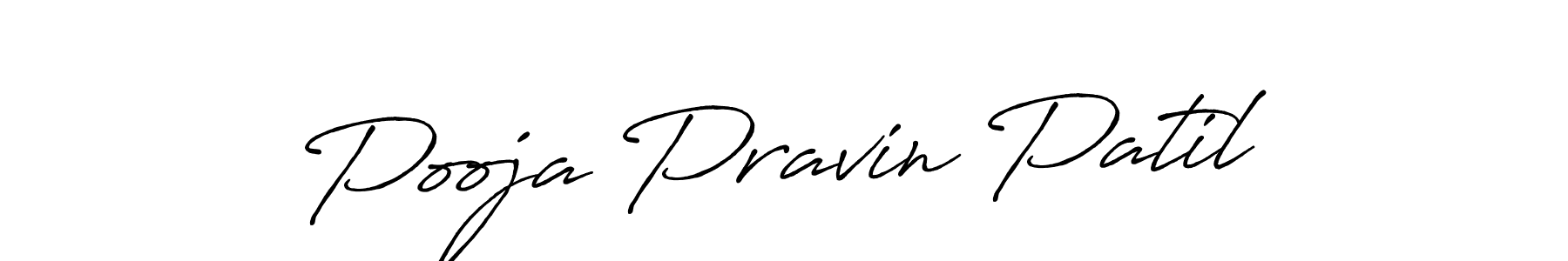 Use a signature maker to create a handwritten signature online. With this signature software, you can design (Antro_Vectra_Bolder) your own signature for name Pooja Pravin Patil. Pooja Pravin Patil signature style 7 images and pictures png