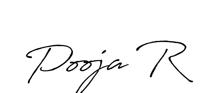 Make a beautiful signature design for name Pooja R. Use this online signature maker to create a handwritten signature for free. Pooja R signature style 7 images and pictures png