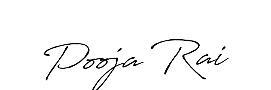 How to make Pooja Rai signature? Antro_Vectra_Bolder is a professional autograph style. Create handwritten signature for Pooja Rai name. Pooja Rai signature style 7 images and pictures png