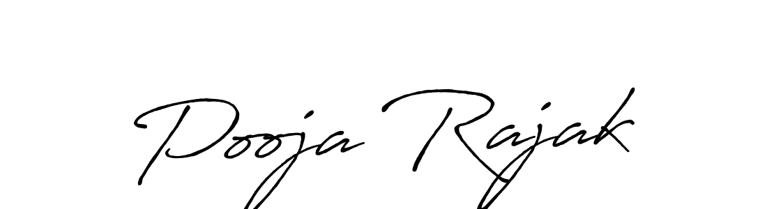 Also we have Pooja Rajak name is the best signature style. Create professional handwritten signature collection using Antro_Vectra_Bolder autograph style. Pooja Rajak signature style 7 images and pictures png