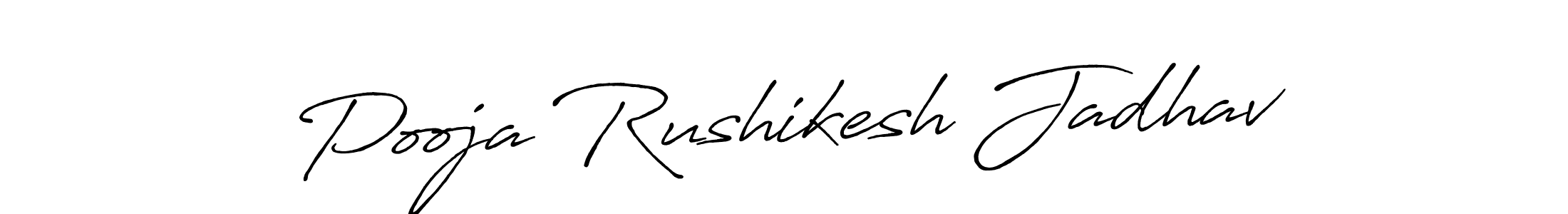 Make a beautiful signature design for name Pooja Rushikesh Jadhav. Use this online signature maker to create a handwritten signature for free. Pooja Rushikesh Jadhav signature style 7 images and pictures png