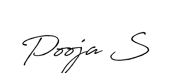 Make a beautiful signature design for name Pooja S. Use this online signature maker to create a handwritten signature for free. Pooja S signature style 7 images and pictures png