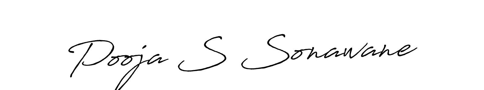 Also You can easily find your signature by using the search form. We will create Pooja S Sonawane name handwritten signature images for you free of cost using Antro_Vectra_Bolder sign style. Pooja S Sonawane signature style 7 images and pictures png