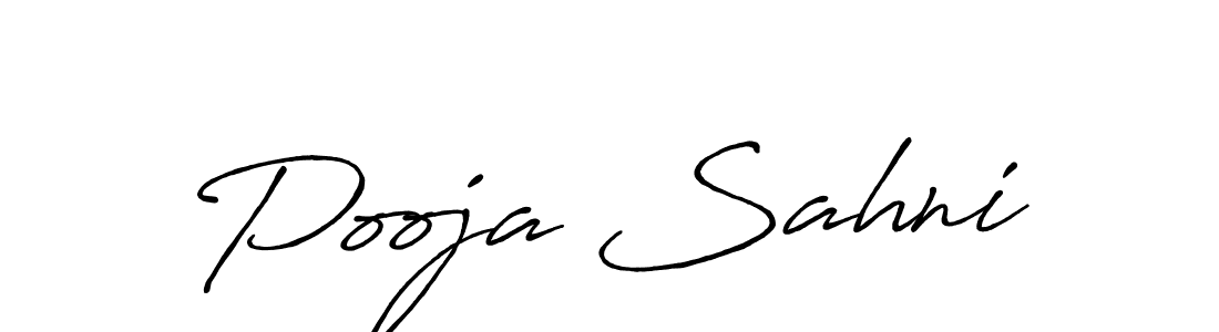 Design your own signature with our free online signature maker. With this signature software, you can create a handwritten (Antro_Vectra_Bolder) signature for name Pooja Sahni. Pooja Sahni signature style 7 images and pictures png