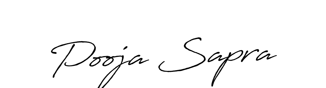 You should practise on your own different ways (Antro_Vectra_Bolder) to write your name (Pooja Sapra) in signature. don't let someone else do it for you. Pooja Sapra signature style 7 images and pictures png