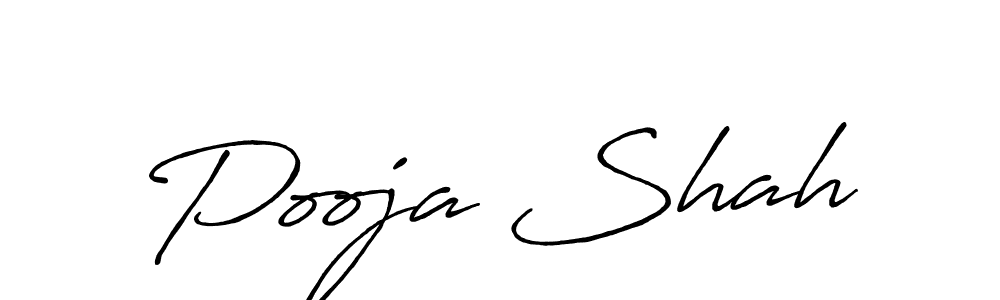 Design your own signature with our free online signature maker. With this signature software, you can create a handwritten (Antro_Vectra_Bolder) signature for name Pooja Shah. Pooja Shah signature style 7 images and pictures png
