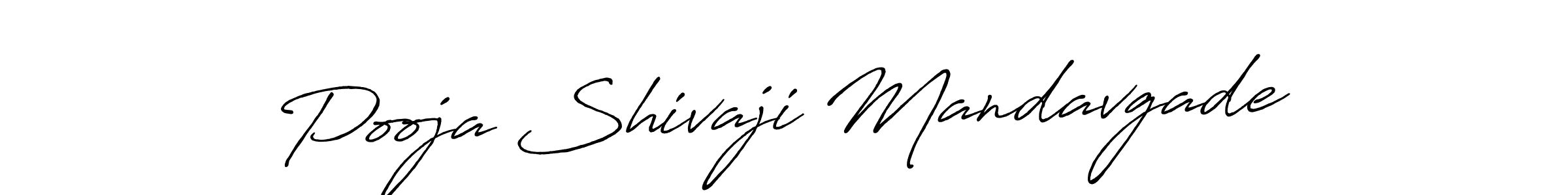 Pooja Shivaji Mandavgade stylish signature style. Best Handwritten Sign (Antro_Vectra_Bolder) for my name. Handwritten Signature Collection Ideas for my name Pooja Shivaji Mandavgade. Pooja Shivaji Mandavgade signature style 7 images and pictures png