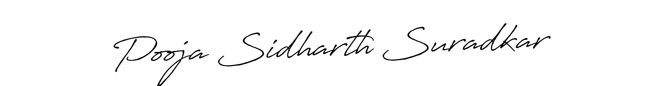 Design your own signature with our free online signature maker. With this signature software, you can create a handwritten (Antro_Vectra_Bolder) signature for name Pooja Sidharth Suradkar. Pooja Sidharth Suradkar signature style 7 images and pictures png