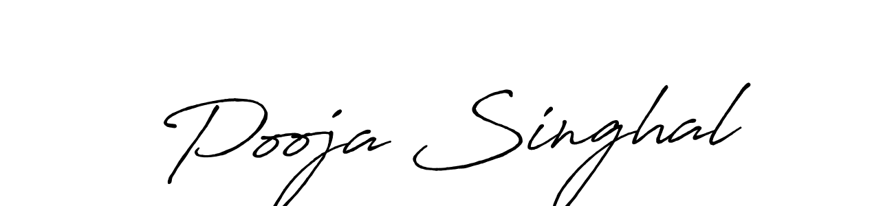 Use a signature maker to create a handwritten signature online. With this signature software, you can design (Antro_Vectra_Bolder) your own signature for name Pooja Singhal. Pooja Singhal signature style 7 images and pictures png