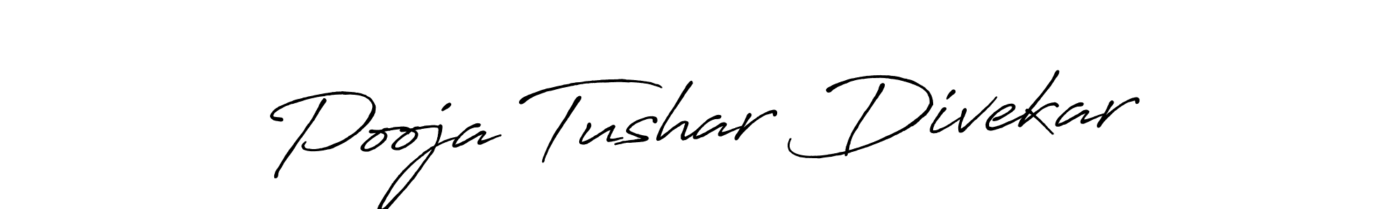 Design your own signature with our free online signature maker. With this signature software, you can create a handwritten (Antro_Vectra_Bolder) signature for name Pooja Tushar Divekar. Pooja Tushar Divekar signature style 7 images and pictures png