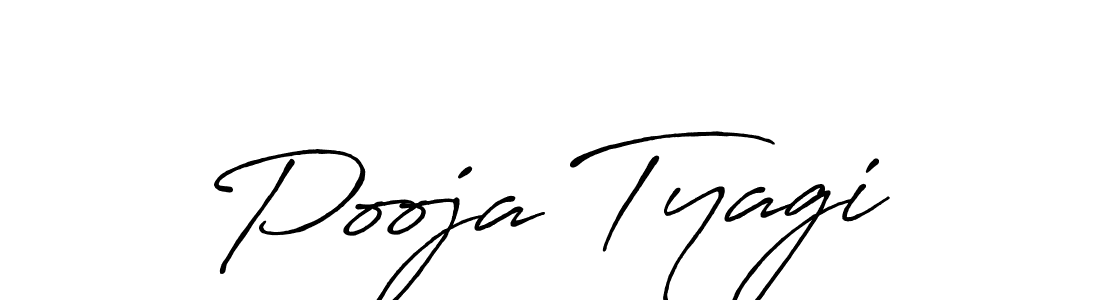 Also we have Pooja Tyagi name is the best signature style. Create professional handwritten signature collection using Antro_Vectra_Bolder autograph style. Pooja Tyagi signature style 7 images and pictures png