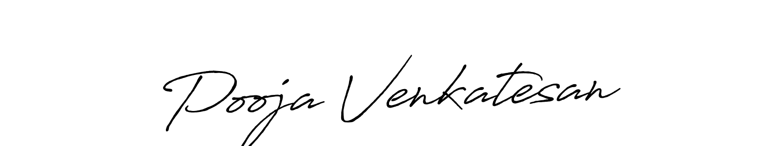 You should practise on your own different ways (Antro_Vectra_Bolder) to write your name (Pooja Venkatesan) in signature. don't let someone else do it for you. Pooja Venkatesan signature style 7 images and pictures png