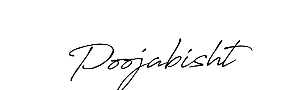 Create a beautiful signature design for name Poojabisht. With this signature (Antro_Vectra_Bolder) fonts, you can make a handwritten signature for free. Poojabisht signature style 7 images and pictures png