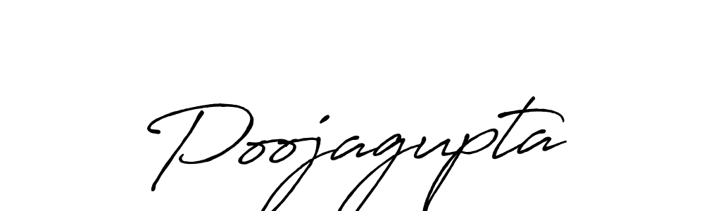 Make a beautiful signature design for name Poojagupta. With this signature (Antro_Vectra_Bolder) style, you can create a handwritten signature for free. Poojagupta signature style 7 images and pictures png