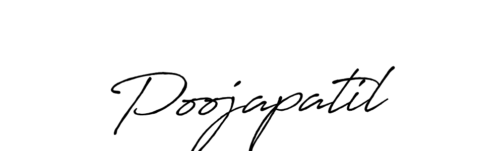 Also we have Poojapatil name is the best signature style. Create professional handwritten signature collection using Antro_Vectra_Bolder autograph style. Poojapatil signature style 7 images and pictures png