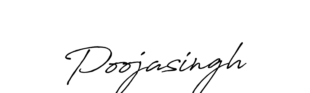 Use a signature maker to create a handwritten signature online. With this signature software, you can design (Antro_Vectra_Bolder) your own signature for name Poojasingh. Poojasingh signature style 7 images and pictures png