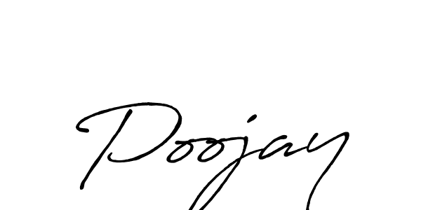 Also we have Poojay name is the best signature style. Create professional handwritten signature collection using Antro_Vectra_Bolder autograph style. Poojay signature style 7 images and pictures png