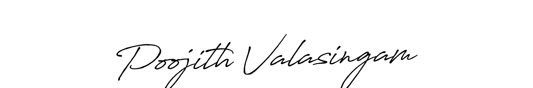 Also You can easily find your signature by using the search form. We will create Poojith Valasingam name handwritten signature images for you free of cost using Antro_Vectra_Bolder sign style. Poojith Valasingam signature style 7 images and pictures png