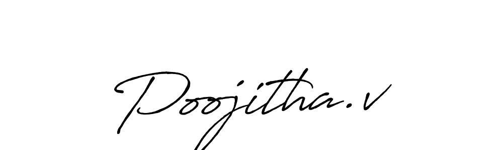 You can use this online signature creator to create a handwritten signature for the name Poojitha.v. This is the best online autograph maker. Poojitha.v signature style 7 images and pictures png