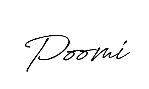 Make a beautiful signature design for name Poomi. Use this online signature maker to create a handwritten signature for free. Poomi signature style 7 images and pictures png