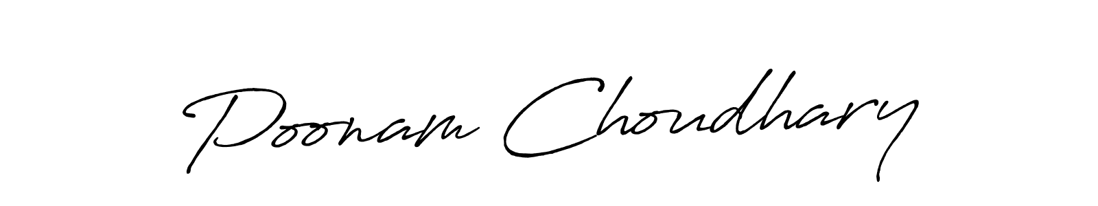 Also we have Poonam Choudhary name is the best signature style. Create professional handwritten signature collection using Antro_Vectra_Bolder autograph style. Poonam Choudhary signature style 7 images and pictures png