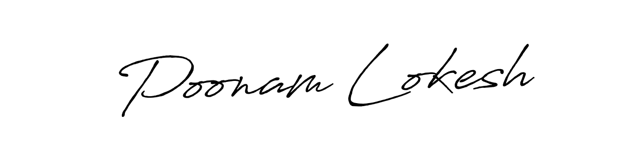 Make a beautiful signature design for name Poonam Lokesh. Use this online signature maker to create a handwritten signature for free. Poonam Lokesh signature style 7 images and pictures png