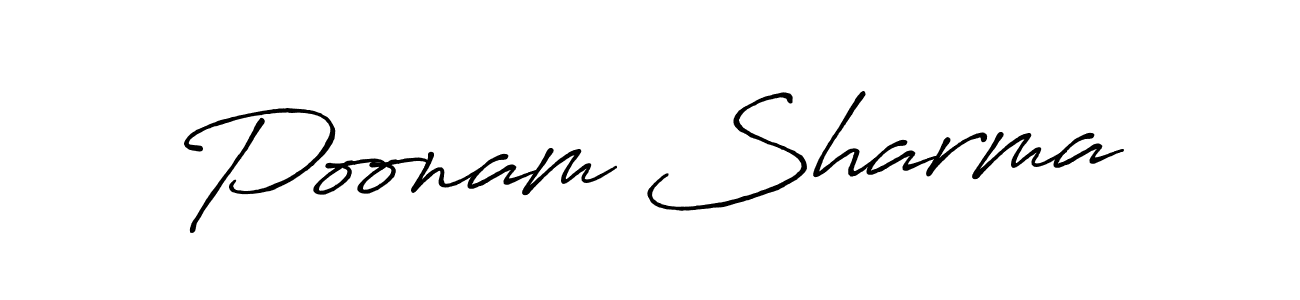 Also You can easily find your signature by using the search form. We will create Poonam Sharma name handwritten signature images for you free of cost using Antro_Vectra_Bolder sign style. Poonam Sharma signature style 7 images and pictures png