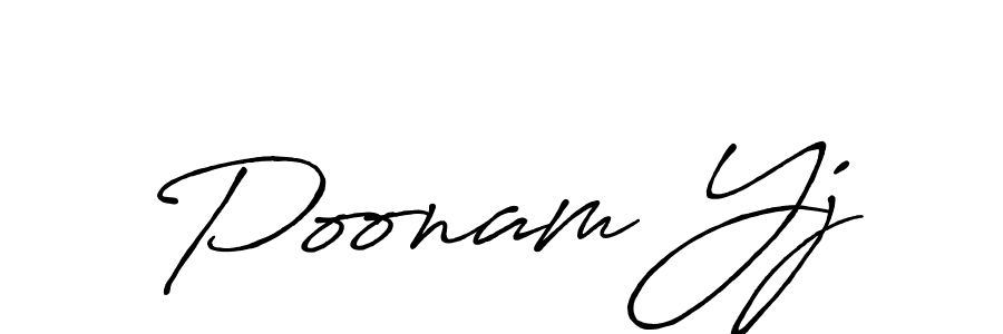 You should practise on your own different ways (Antro_Vectra_Bolder) to write your name (Poonam Yj) in signature. don't let someone else do it for you. Poonam Yj signature style 7 images and pictures png