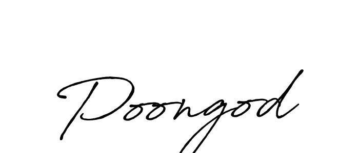 Make a beautiful signature design for name Poongod. With this signature (Antro_Vectra_Bolder) style, you can create a handwritten signature for free. Poongod signature style 7 images and pictures png