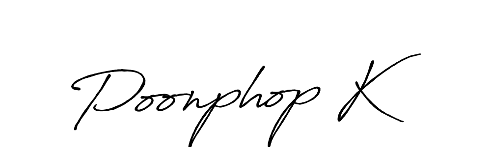 How to Draw Poonphop K signature style? Antro_Vectra_Bolder is a latest design signature styles for name Poonphop K. Poonphop K signature style 7 images and pictures png