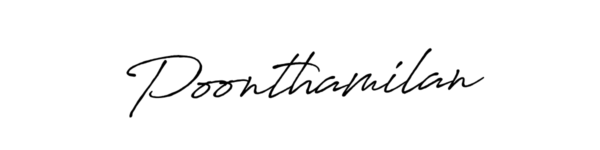 Make a beautiful signature design for name Poonthamilan. Use this online signature maker to create a handwritten signature for free. Poonthamilan signature style 7 images and pictures png