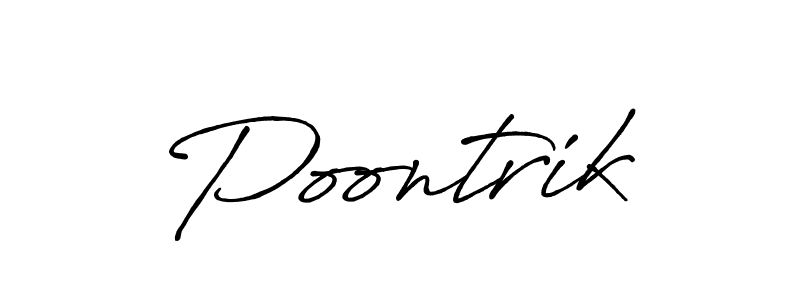 Here are the top 10 professional signature styles for the name Poontrik. These are the best autograph styles you can use for your name. Poontrik signature style 7 images and pictures png