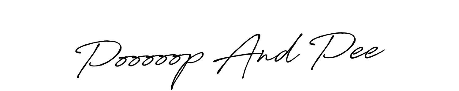 Make a beautiful signature design for name Pooooop And Pee. Use this online signature maker to create a handwritten signature for free. Pooooop And Pee signature style 7 images and pictures png