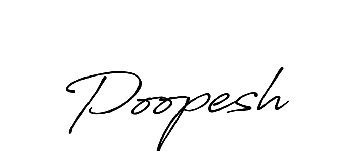 Use a signature maker to create a handwritten signature online. With this signature software, you can design (Antro_Vectra_Bolder) your own signature for name Poopesh. Poopesh signature style 7 images and pictures png