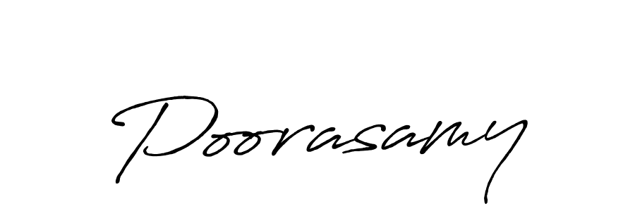 You should practise on your own different ways (Antro_Vectra_Bolder) to write your name (Poorasamy) in signature. don't let someone else do it for you. Poorasamy signature style 7 images and pictures png