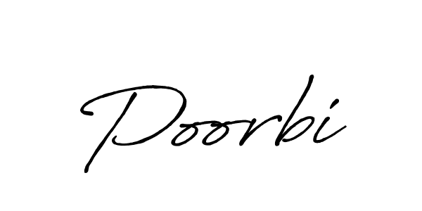 How to Draw Poorbi signature style? Antro_Vectra_Bolder is a latest design signature styles for name Poorbi. Poorbi signature style 7 images and pictures png