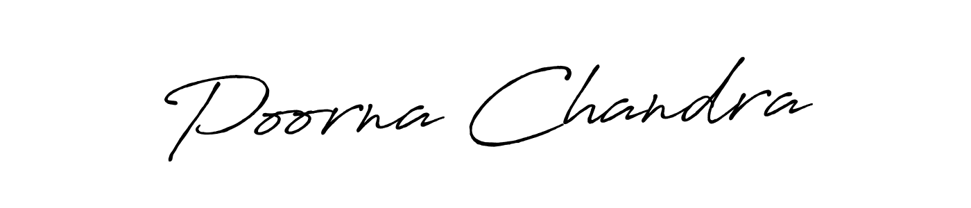 Similarly Antro_Vectra_Bolder is the best handwritten signature design. Signature creator online .You can use it as an online autograph creator for name Poorna Chandra. Poorna Chandra signature style 7 images and pictures png