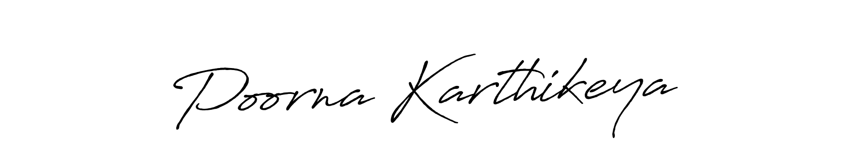 Make a beautiful signature design for name Poorna Karthikeya. Use this online signature maker to create a handwritten signature for free. Poorna Karthikeya signature style 7 images and pictures png