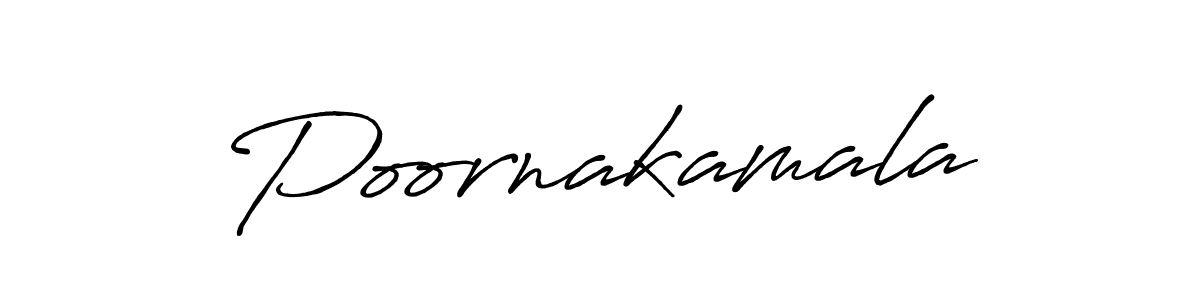 Use a signature maker to create a handwritten signature online. With this signature software, you can design (Antro_Vectra_Bolder) your own signature for name Poornakamala. Poornakamala signature style 7 images and pictures png