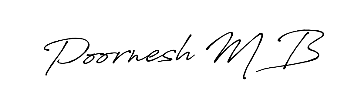 Once you've used our free online signature maker to create your best signature Antro_Vectra_Bolder style, it's time to enjoy all of the benefits that Poornesh M B name signing documents. Poornesh M B signature style 7 images and pictures png