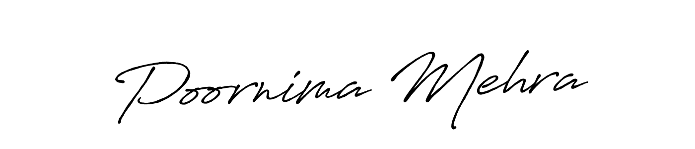 Make a beautiful signature design for name Poornima Mehra. Use this online signature maker to create a handwritten signature for free. Poornima Mehra signature style 7 images and pictures png