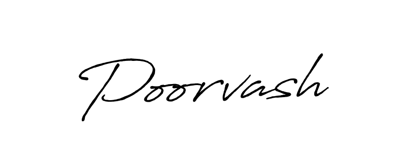 Also You can easily find your signature by using the search form. We will create Poorvash name handwritten signature images for you free of cost using Antro_Vectra_Bolder sign style. Poorvash signature style 7 images and pictures png
