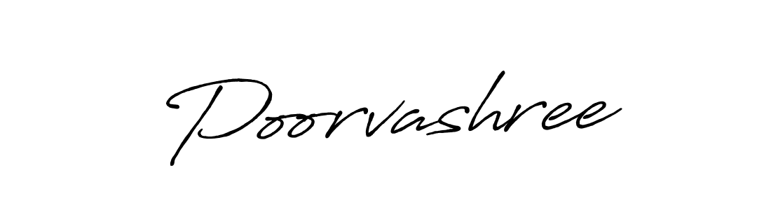 Make a short Poorvashree signature style. Manage your documents anywhere anytime using Antro_Vectra_Bolder. Create and add eSignatures, submit forms, share and send files easily. Poorvashree signature style 7 images and pictures png