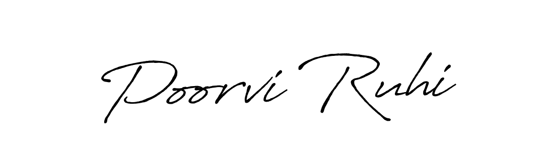 This is the best signature style for the Poorvi Ruhi name. Also you like these signature font (Antro_Vectra_Bolder). Mix name signature. Poorvi Ruhi signature style 7 images and pictures png